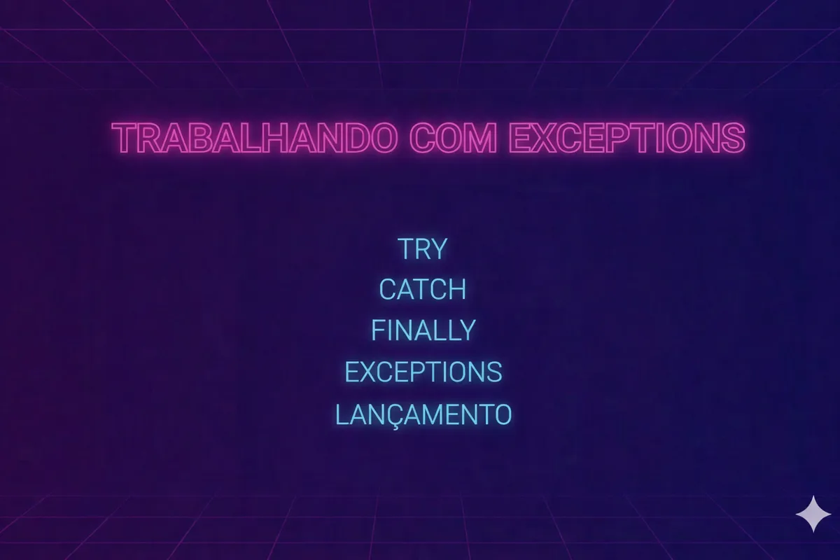 Trabalhando com Exceptions - Java